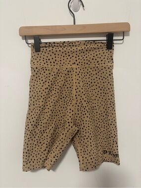 Wild fox active high rise cheetah print biker shorts